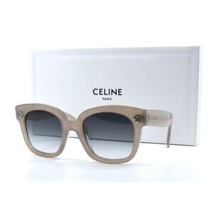 NEW CELINE CL4002UN 20B GREY GLITTER GREY GRADIENT WOMEN'S SUNGLASSES AUTHENTIC